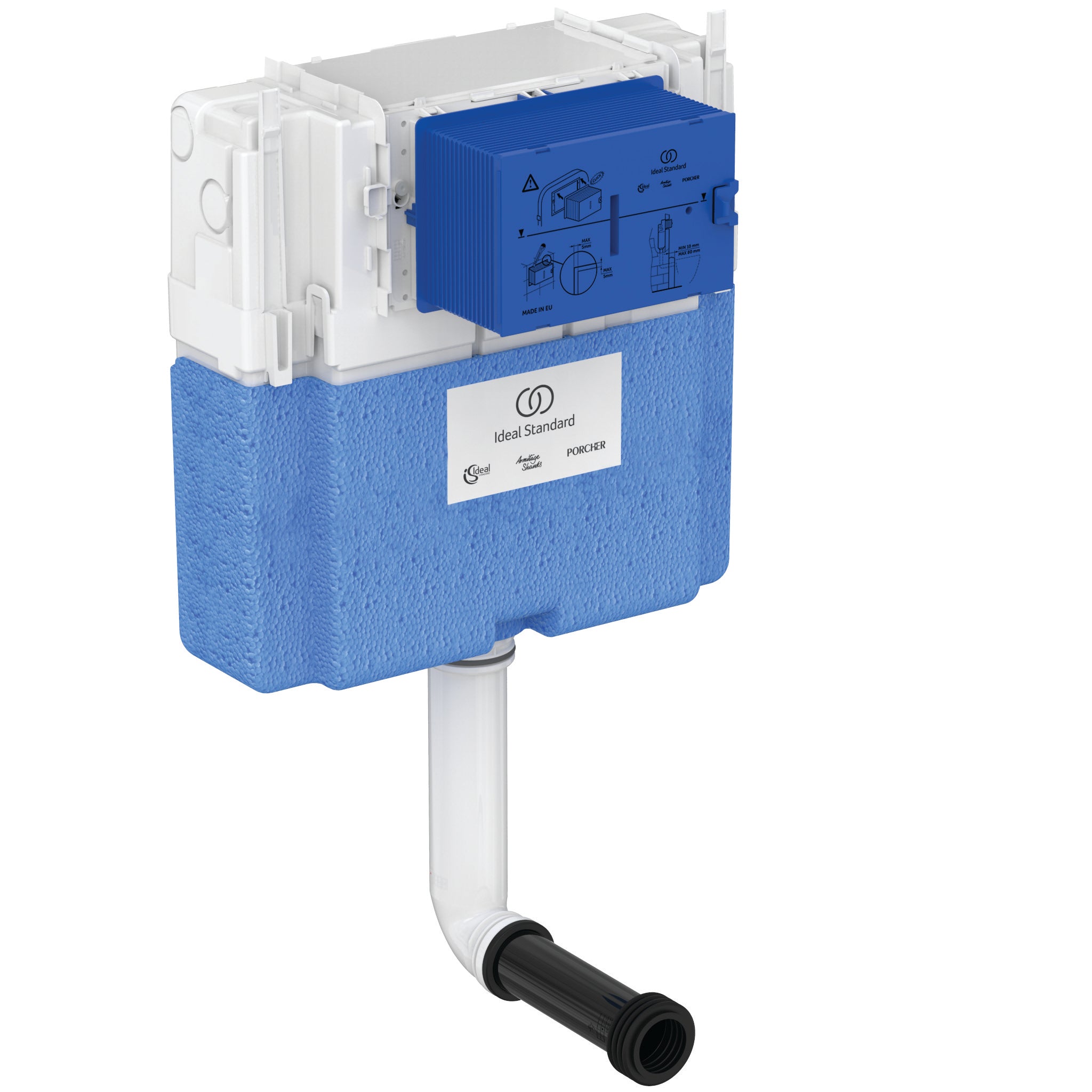 ProSys wc cistern, front or top actuation CL2