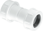 Flexible to Rigid Overflow Pipe Straight Connector