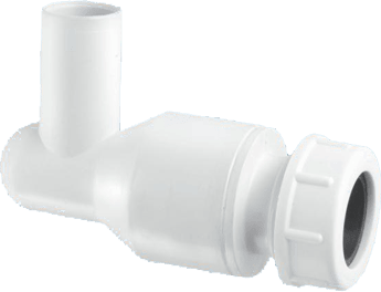 90° Elbow with Integral Non-Return Valve