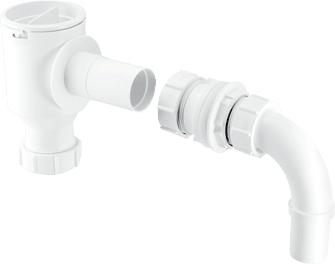 Complete Screened Tank Overflow Connector “ Extended