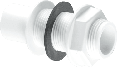 Straight Overflow Tank Connector