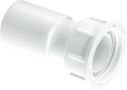 Straight Female Overflow Coupling with Loose Nut