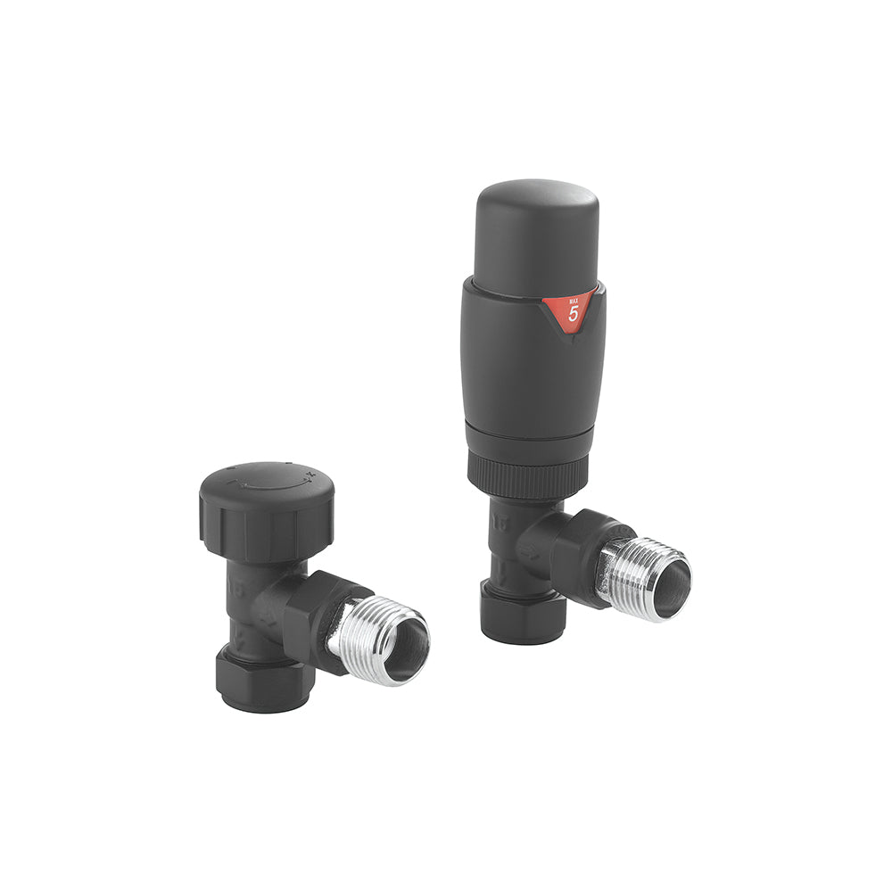 Angled TRV Rad Valve (Pair)