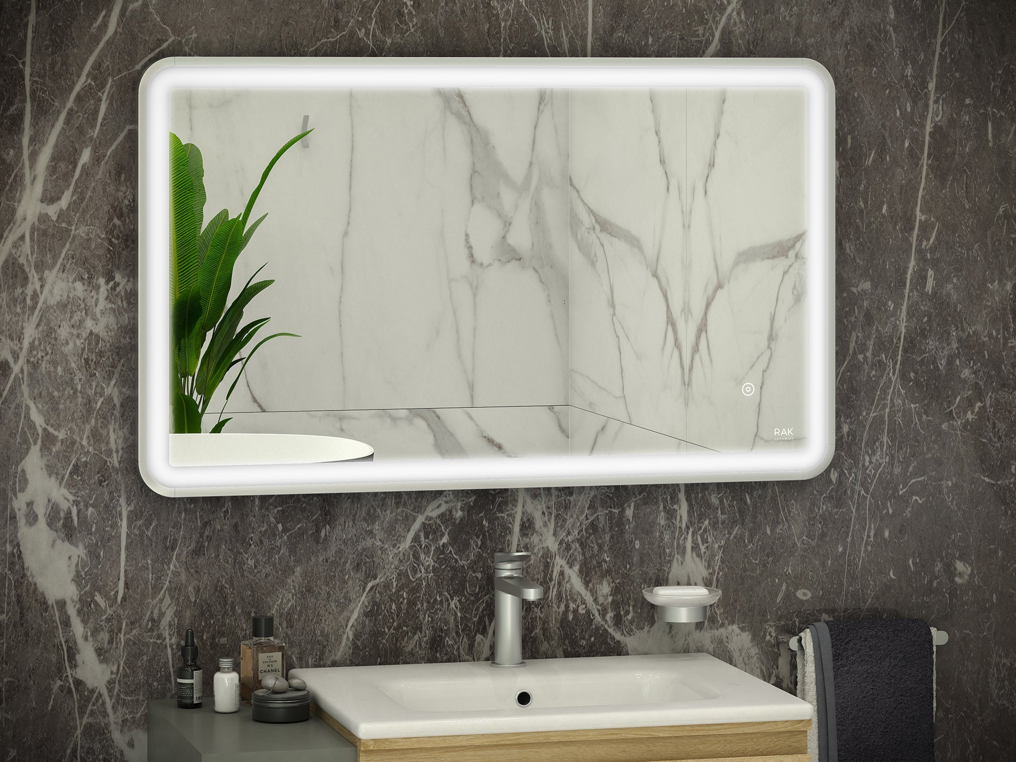RAK Art Soft 500x700 LED Illuminated Mirror