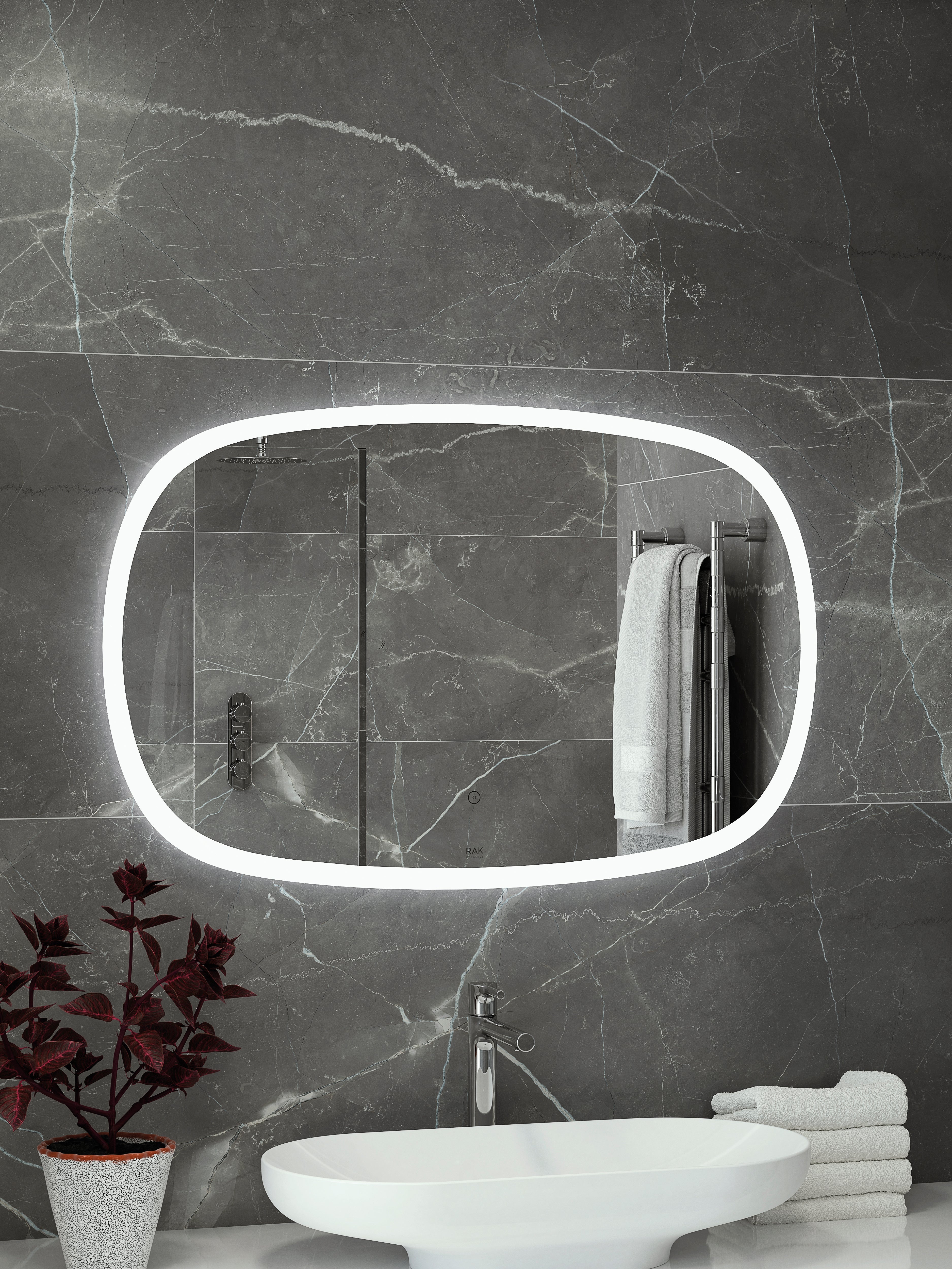 RAK Deco 800x600 LED Illuminated Landscape Mirror