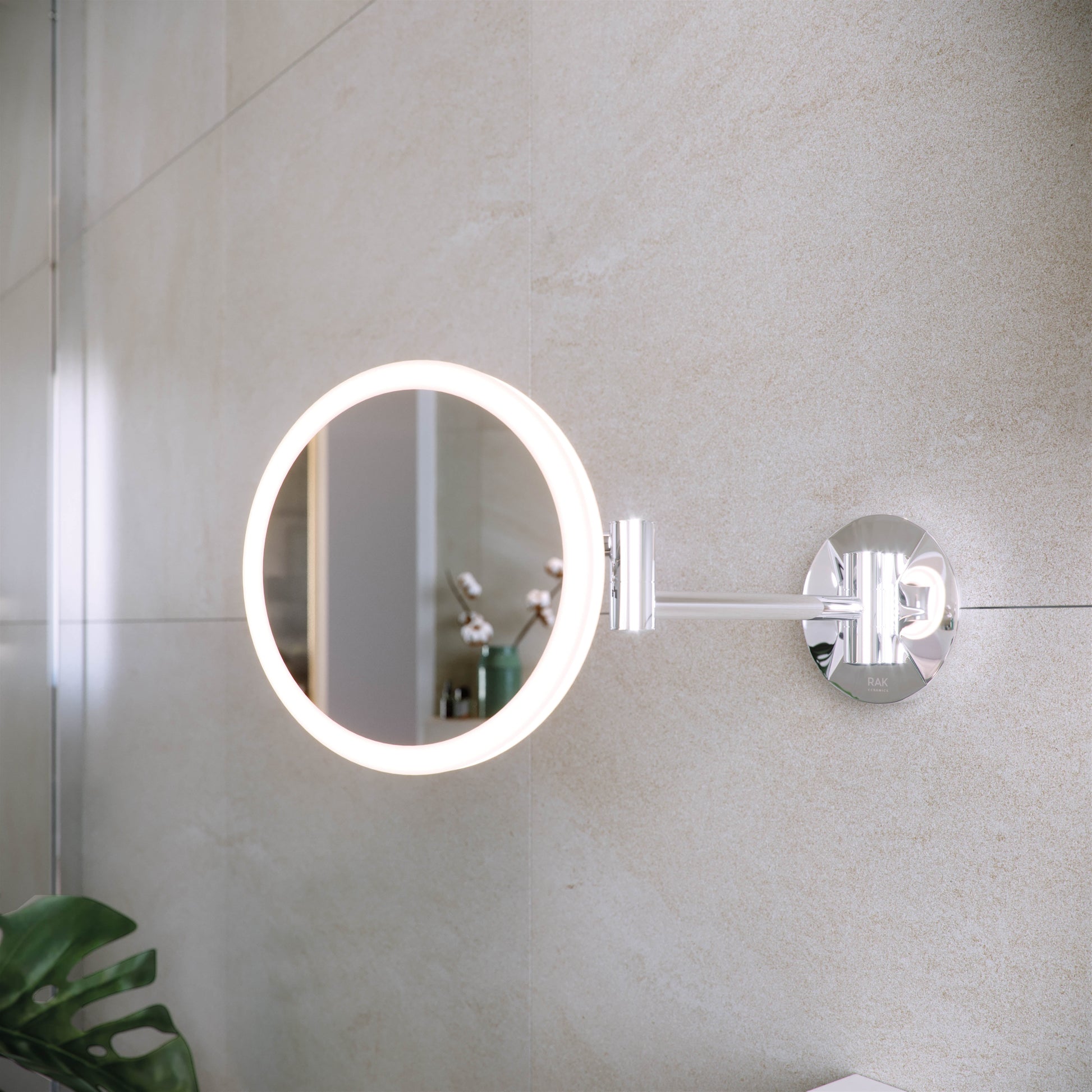 RAK Demeter Plus LED Illuminated Round 3x Magnifying Mirror