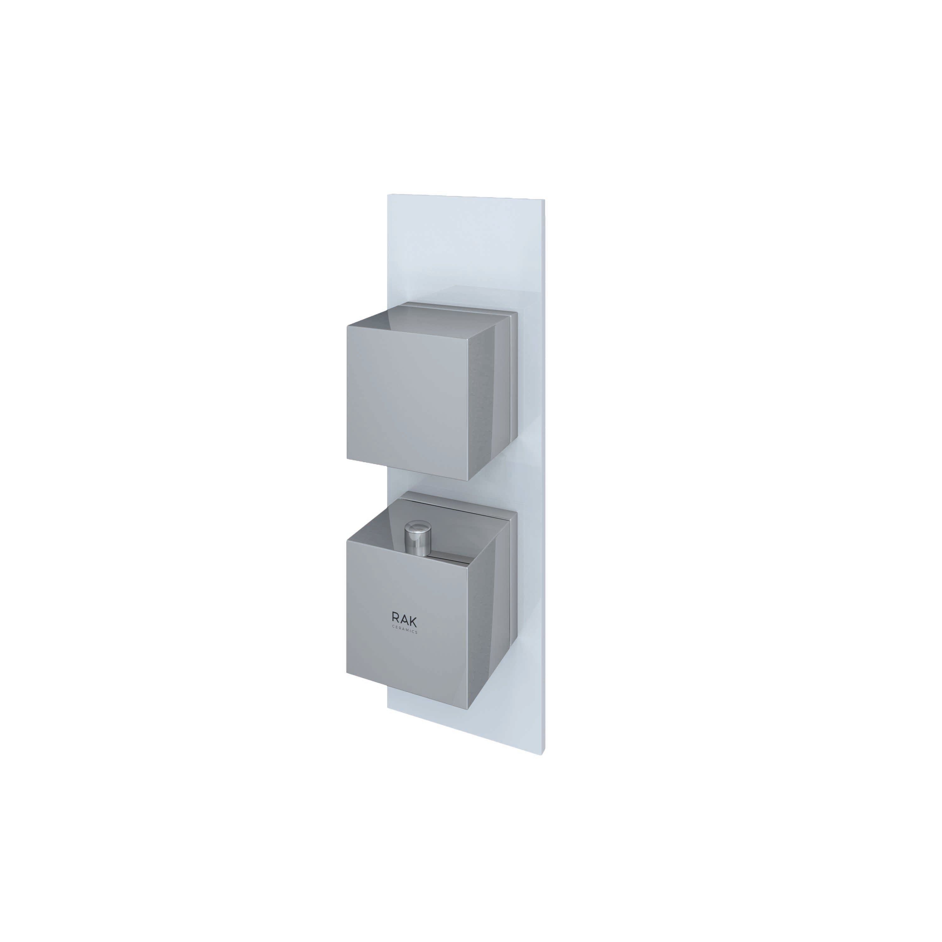 RAK Feeling Square Single Outlet Thermostatic Concealed shower valve