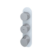 RAK Feeling Round Dual Outlet Thermostatic Concealed shower valve