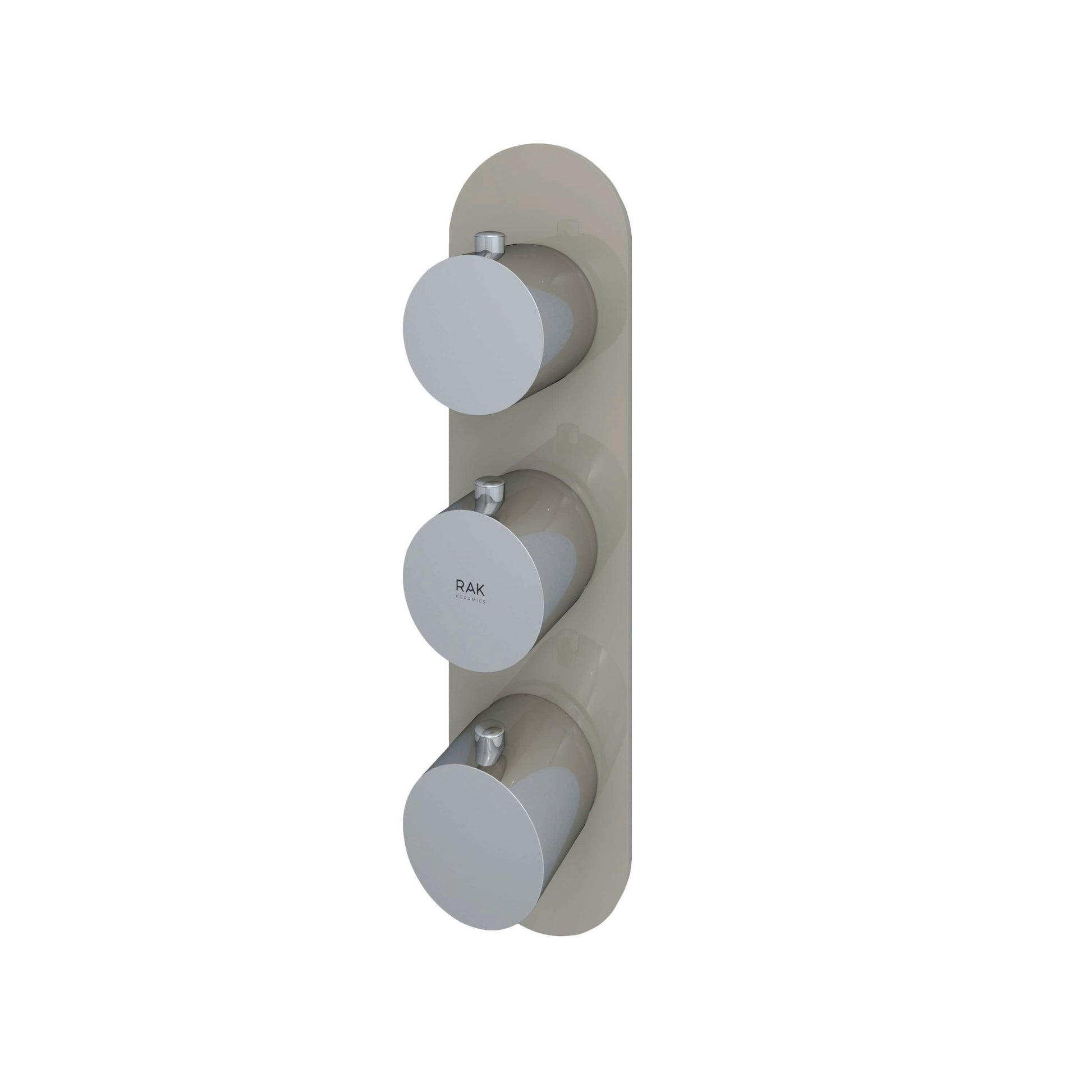 RAK Feeling Round Dual Outlet Thermostatic Concealed shower valve