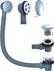 RAK Easy Clean Bath Waste & Overflow