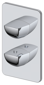 RAK Moon Dual Outlet, 2 Handle Concealed