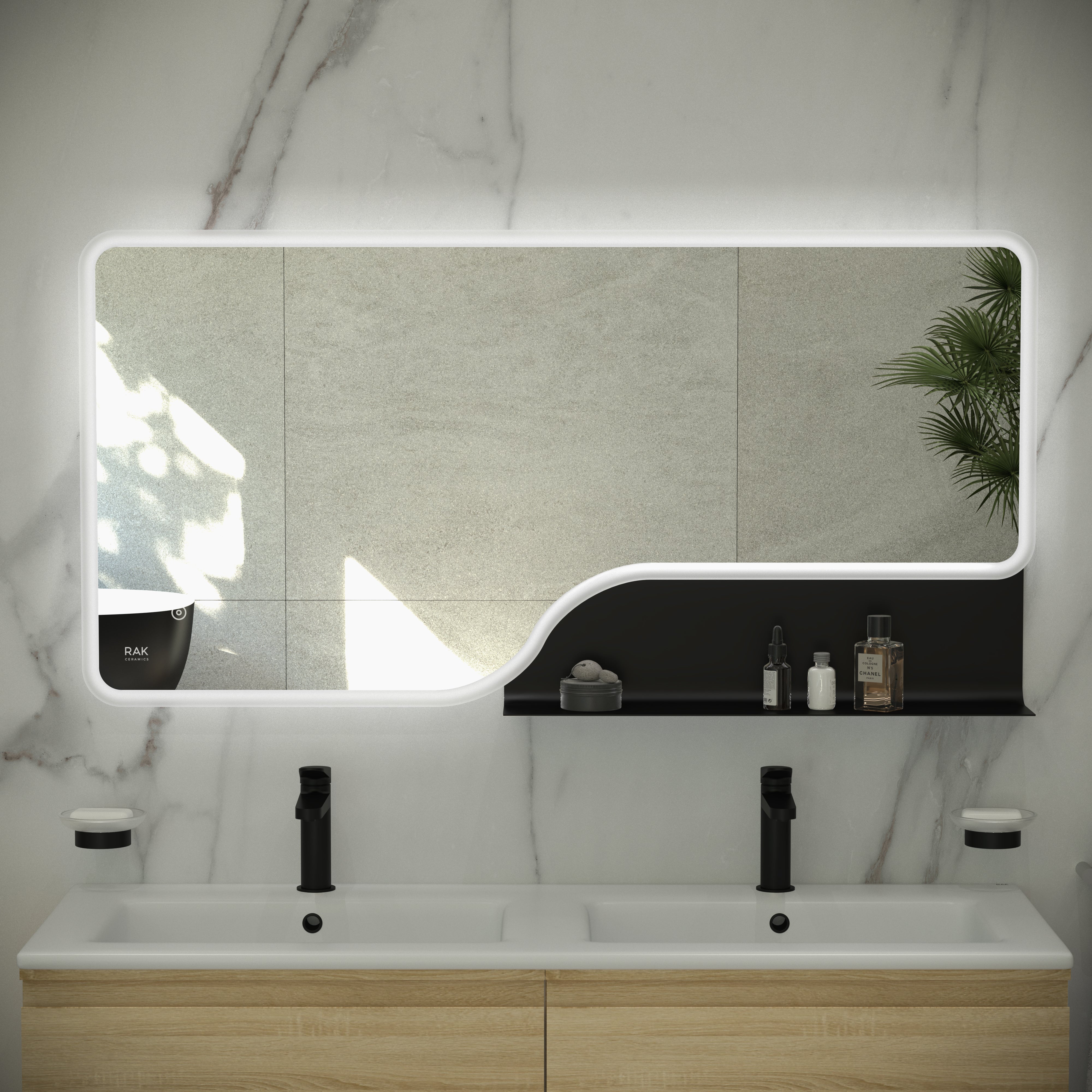 RAK Ornate 600x1200 LED Illuminated Mirror