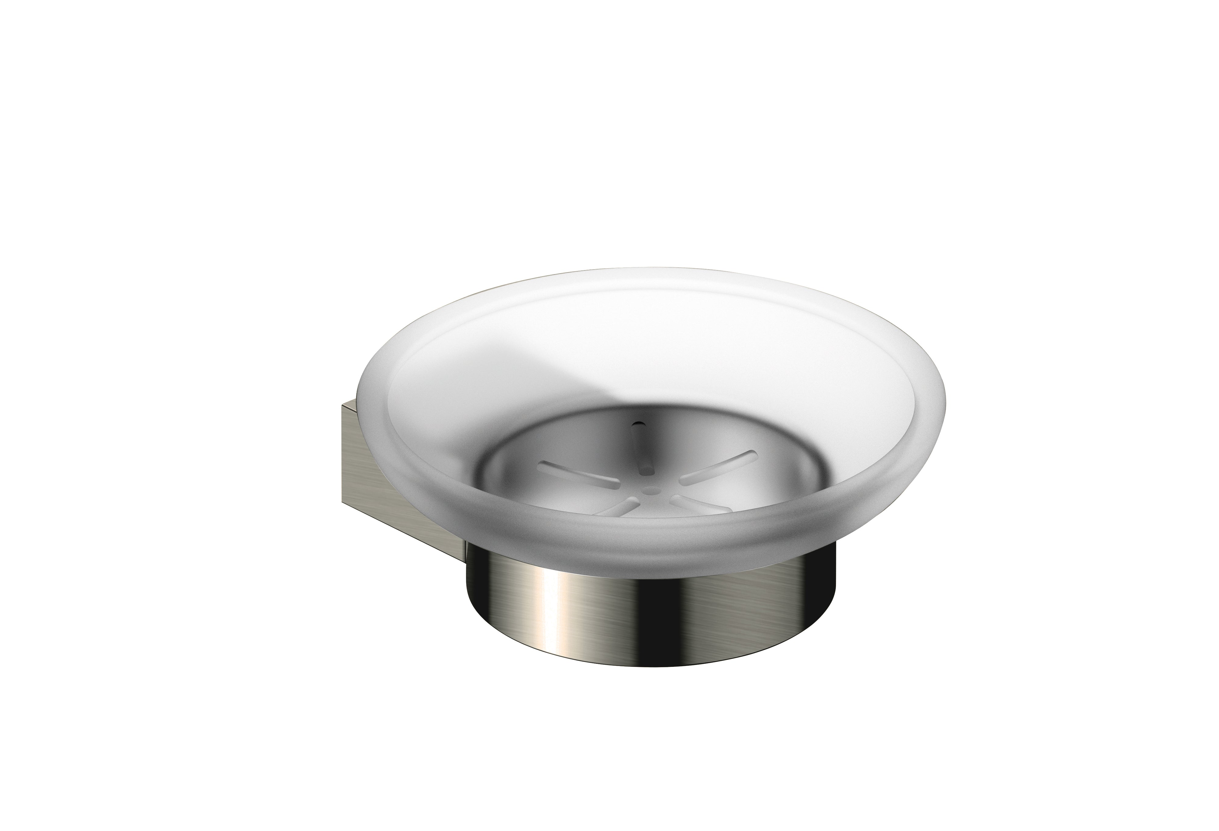 RAK Petit Round Soap Dish Holder In Brushed