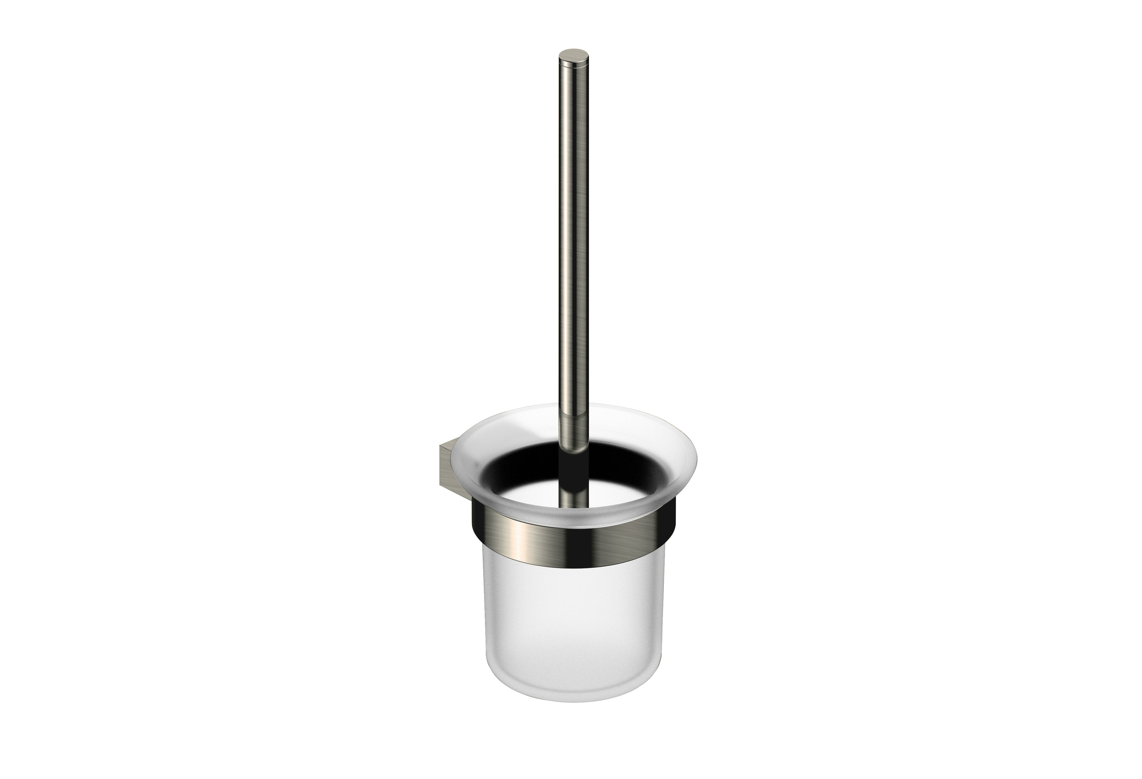 RAK Petit Round Toilet Bruch Holder In Brushed