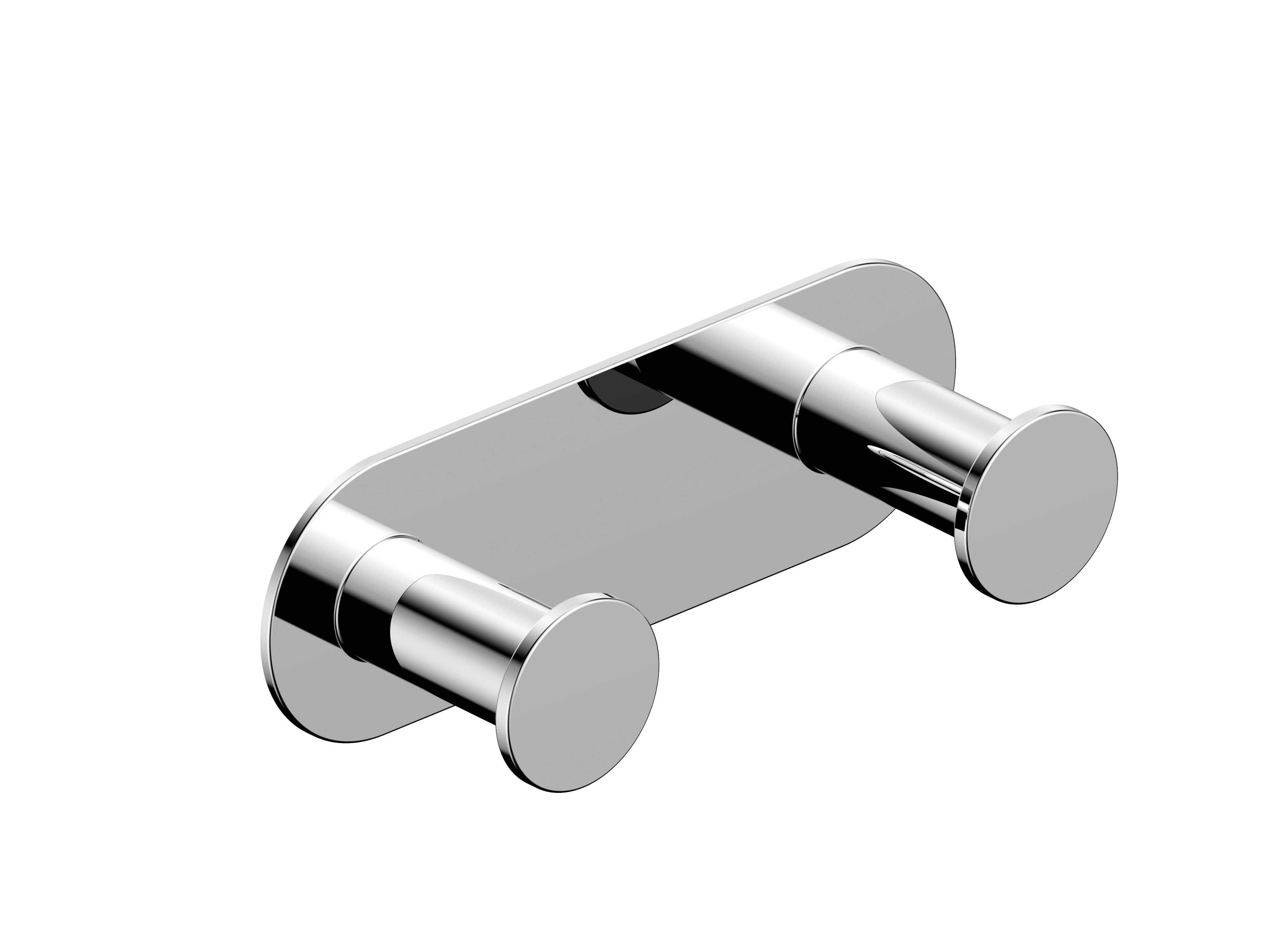 RAK Petit Round Double Robe Hook In