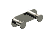 RAK Petit Round Double Robe Hook In Brushed