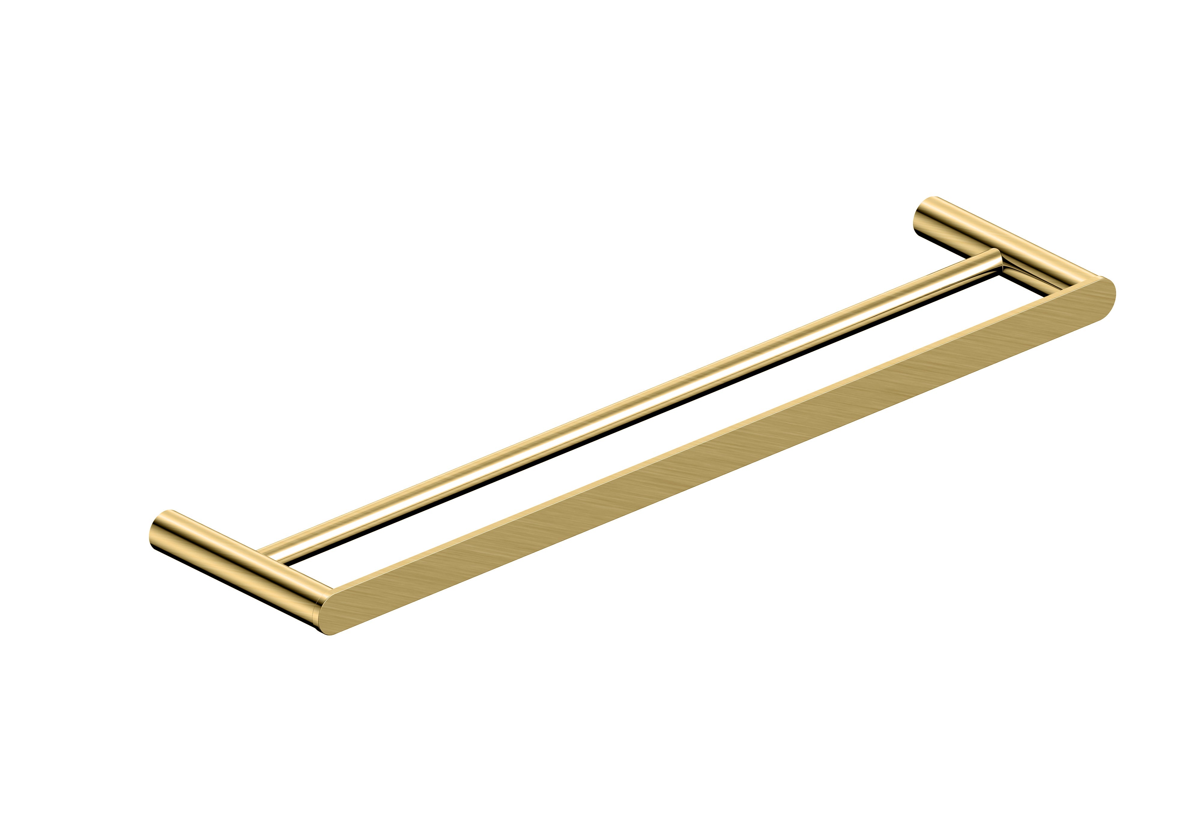 RAK Petit Round Double towel bar In Brush