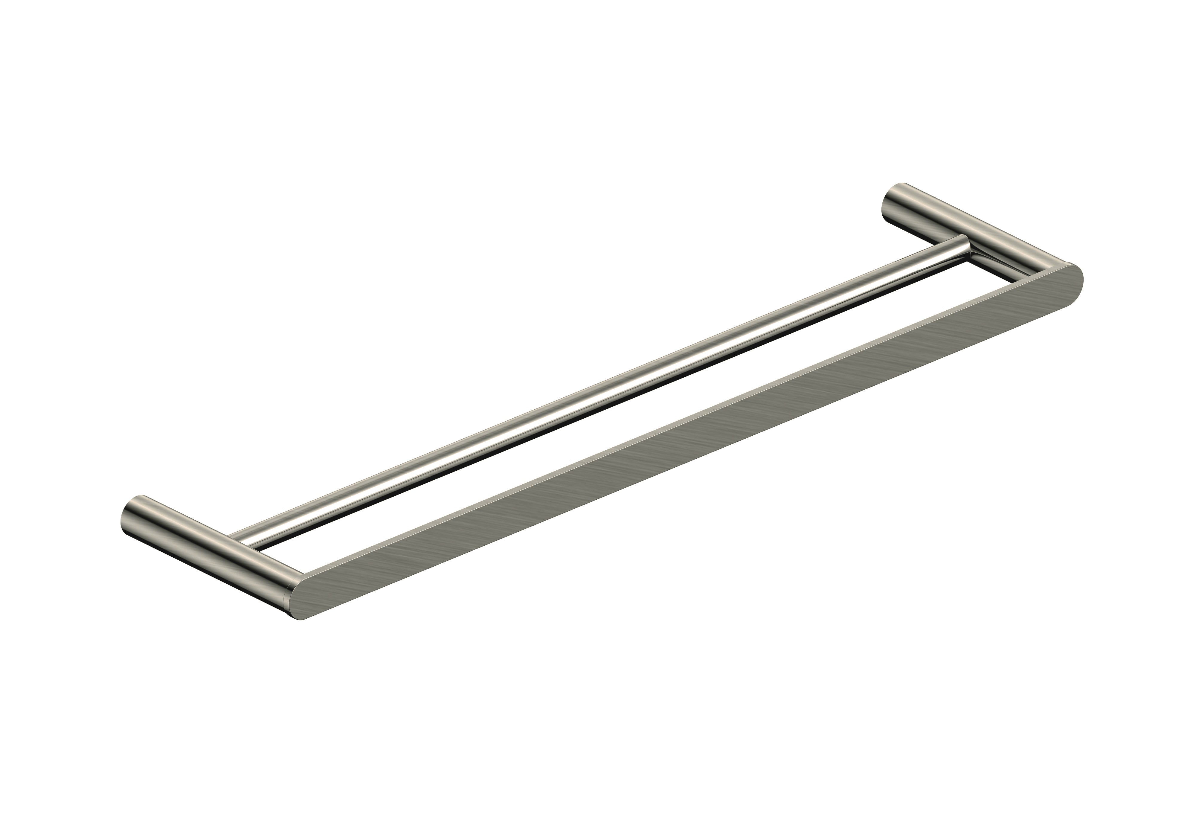 RAK Petit Round Double towel bar In Brushed