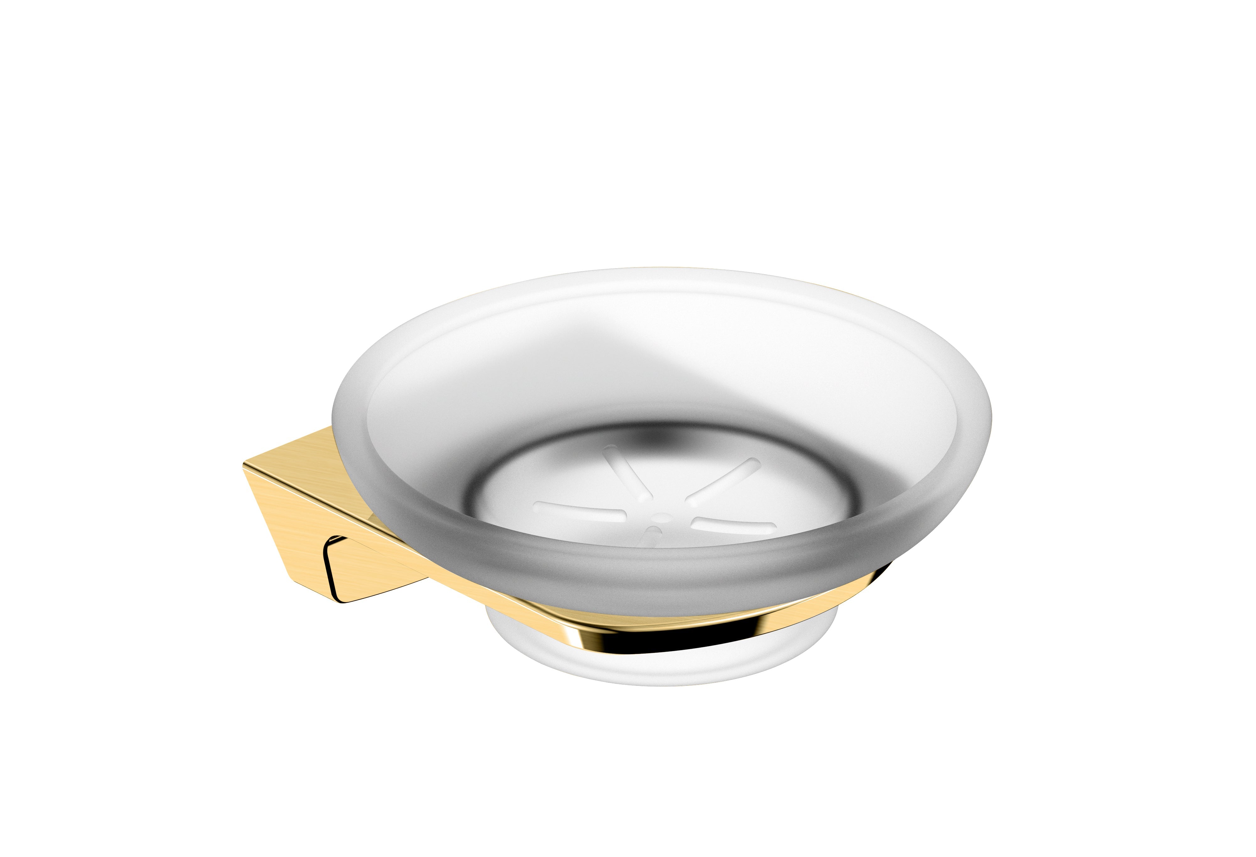 RAK Petit Square Soap Dish Holder In Brush
