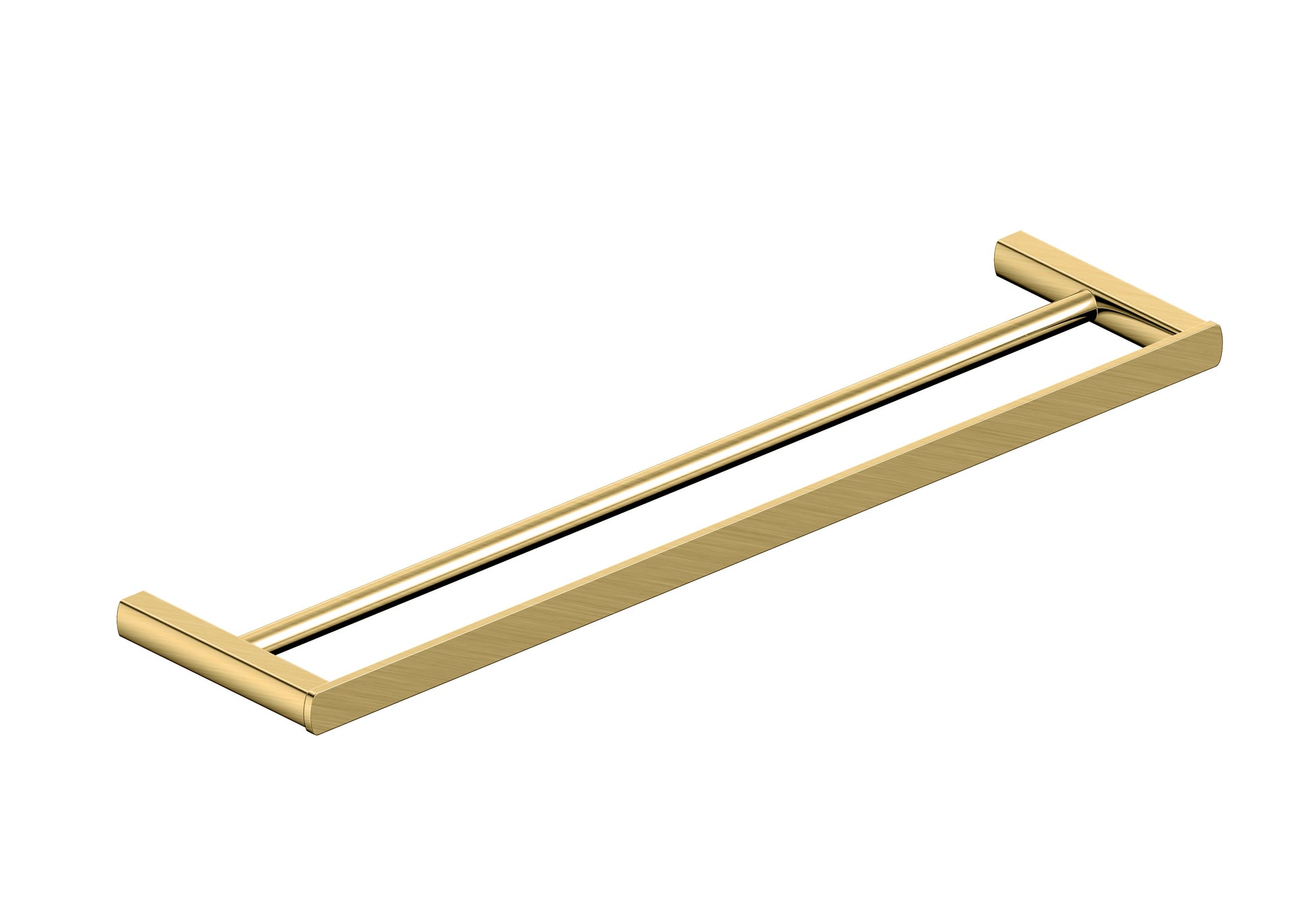 RAK Petit Square Double towel bar In Brush