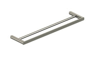 RAK Petit Square Double towel bar In Brushed