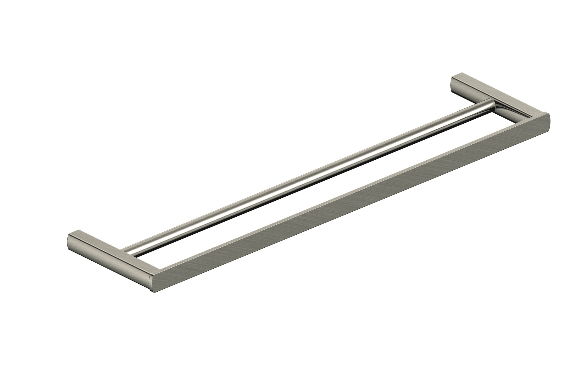 RAK Petit Square Double towel bar In Brushed