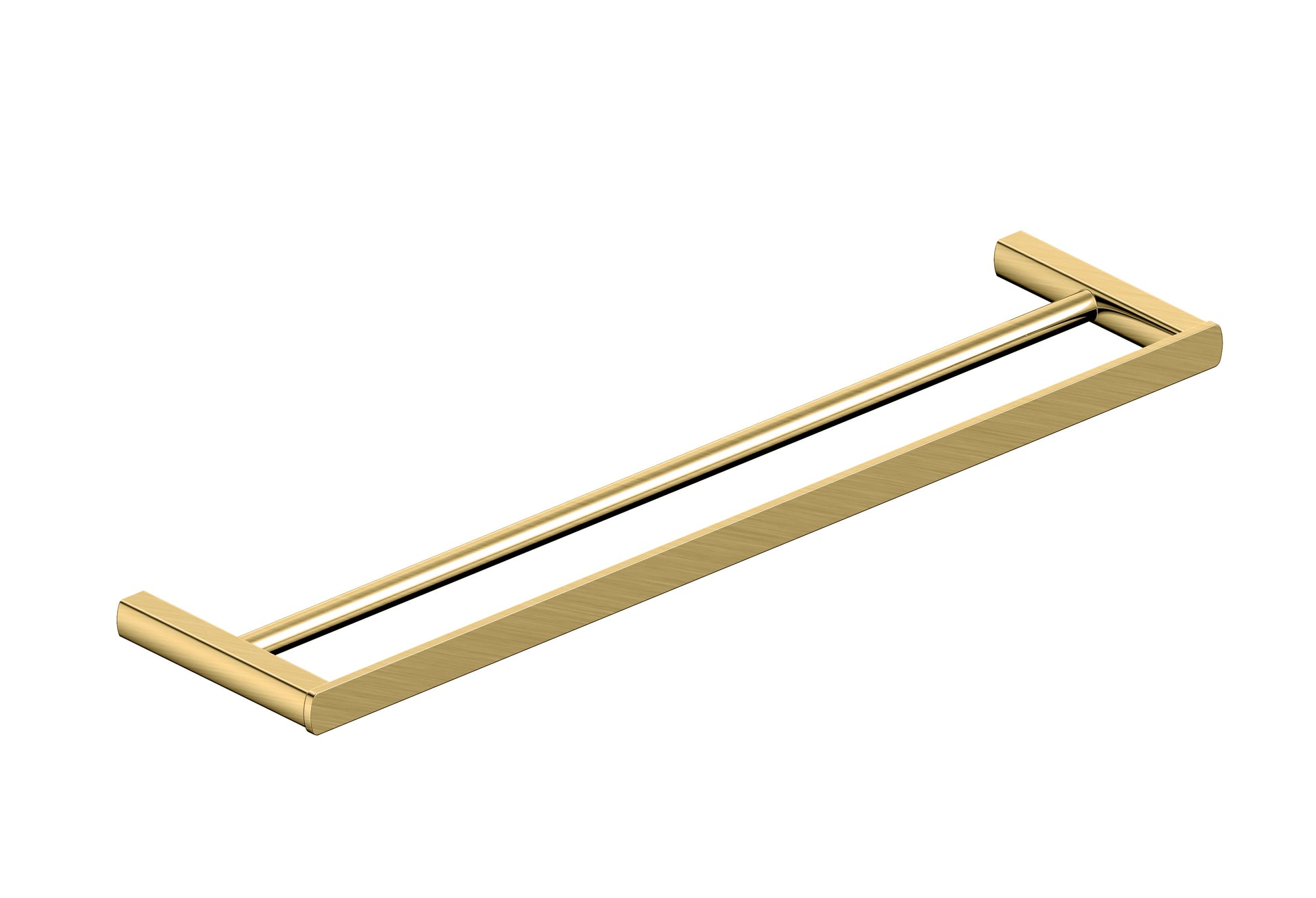 RAK Petit Square Double towel bar In Brush