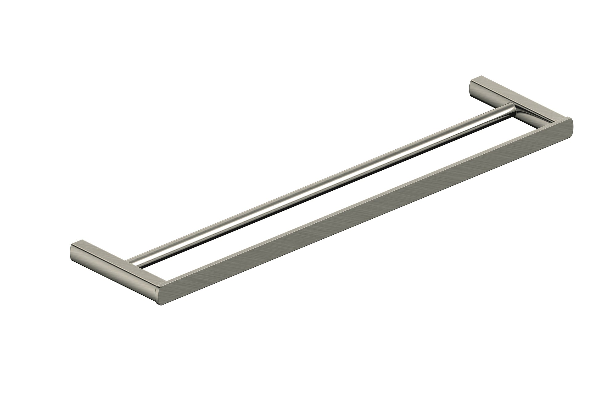 RAK Petit Square Double towel bar In Brushed