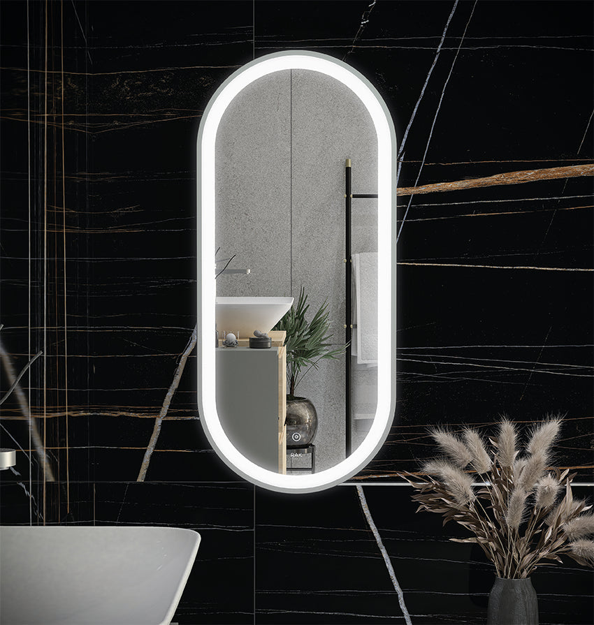 RAK Picture Oval 450x1000 LED Illuminated Mirror