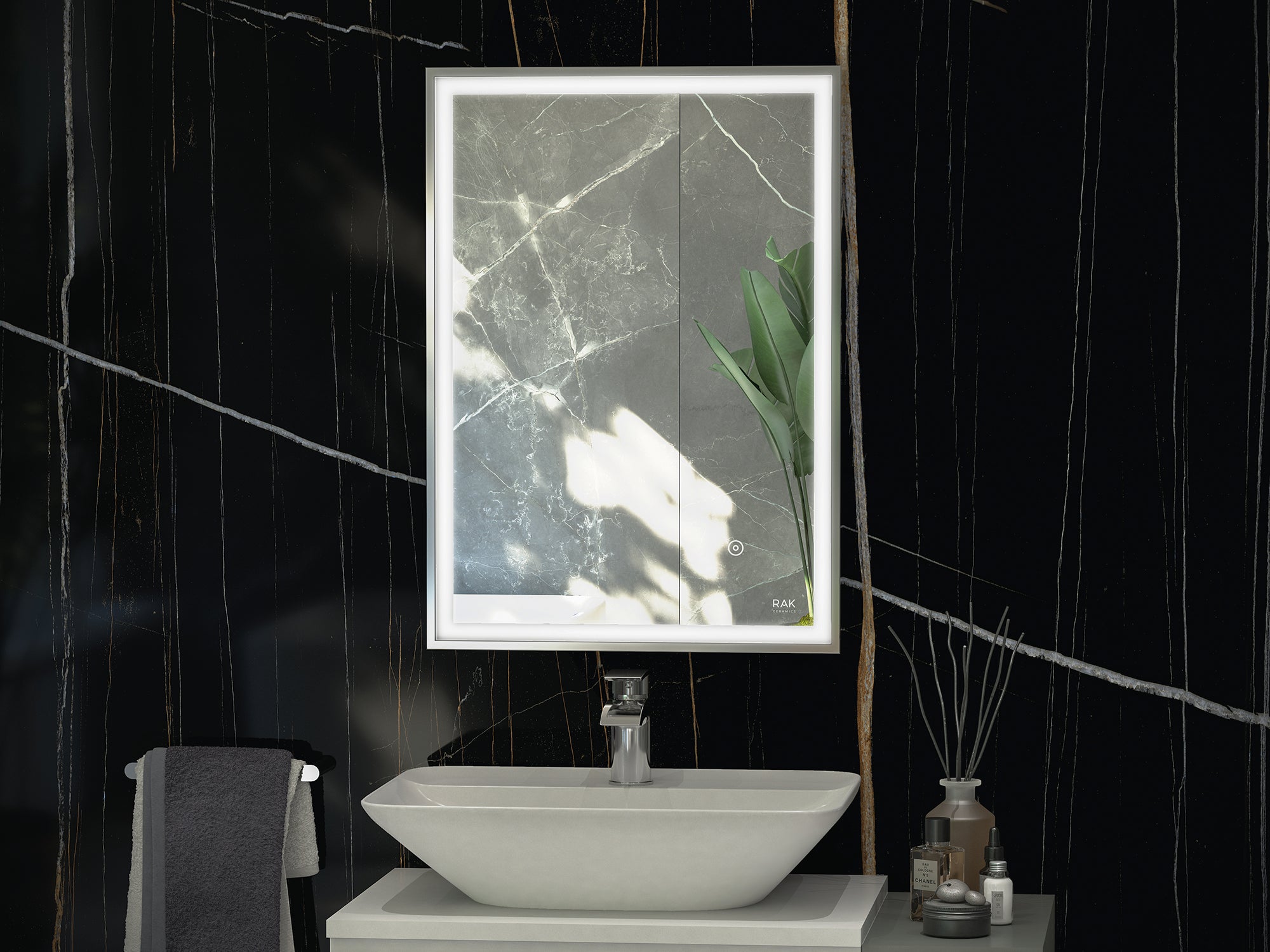 RAK Picture Square 500x700 LED Illuminated Mirror