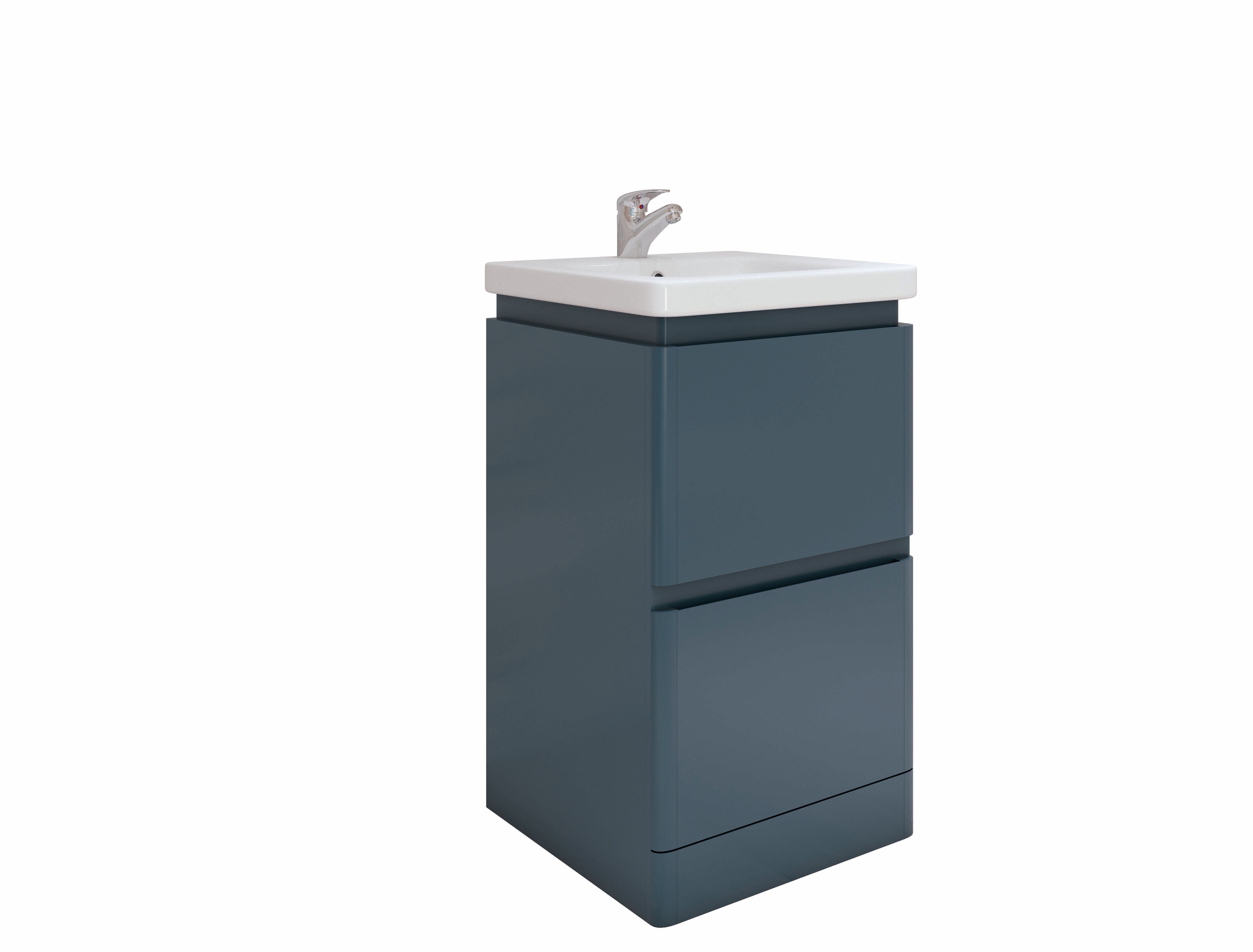 RAK Resort Floor Standing Basin Unit 500 Denim Blue