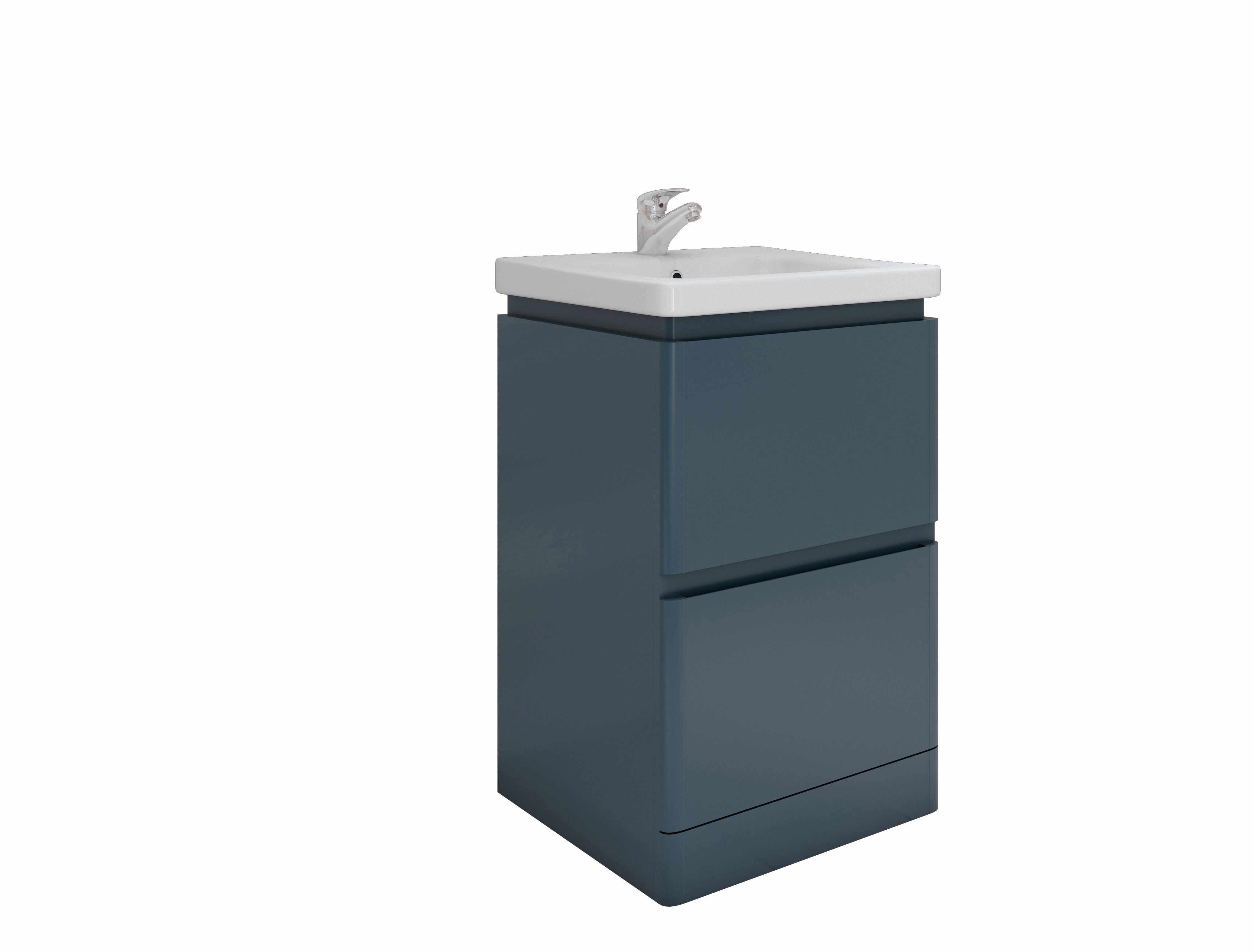 RAK Resort Floor Standing Basin Unit 550 Denim Blue