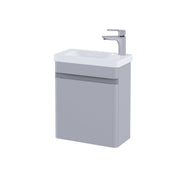 RAK Resort 450 Cloakroom Basin Unit in Matt Stone