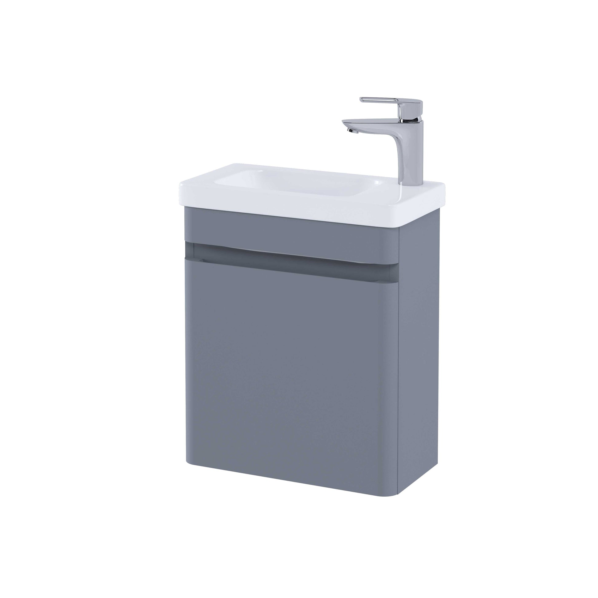 RAK Resort 450 Cloakroom Basin Unit in Matt