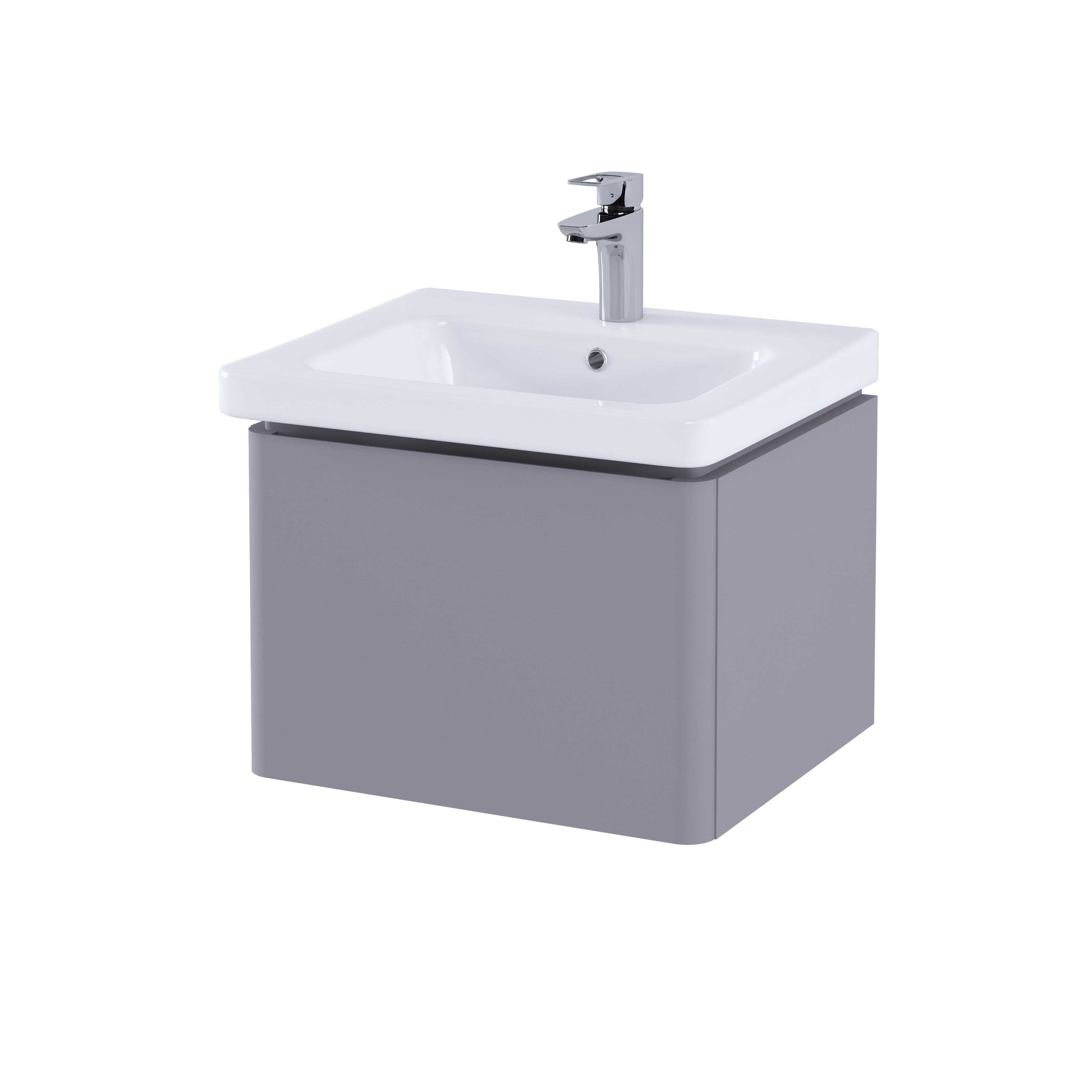 RAK Resort 500 Single Draw Basin Unit in Matt