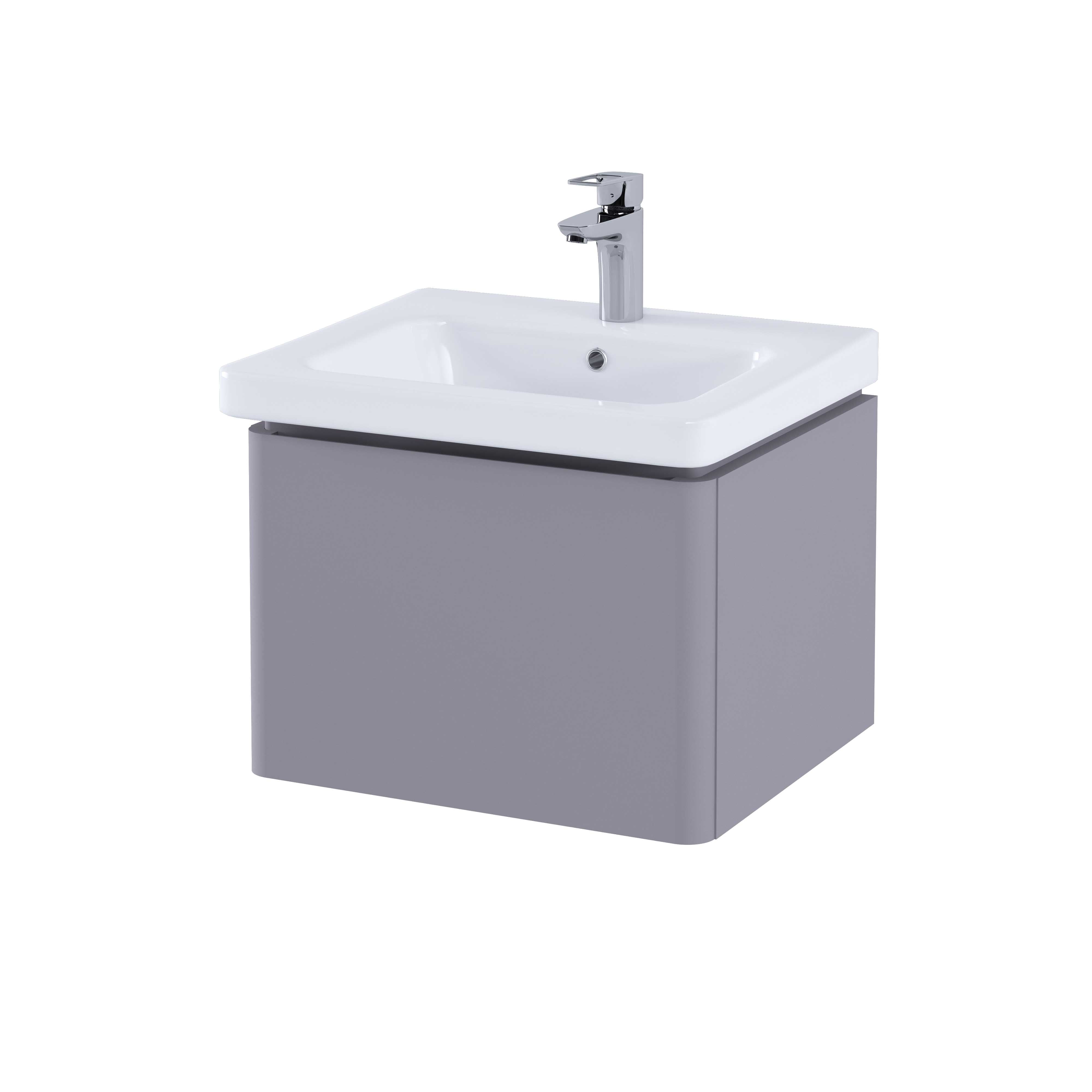 RAK Resort 500 Single Draw Basin Unit in Matt