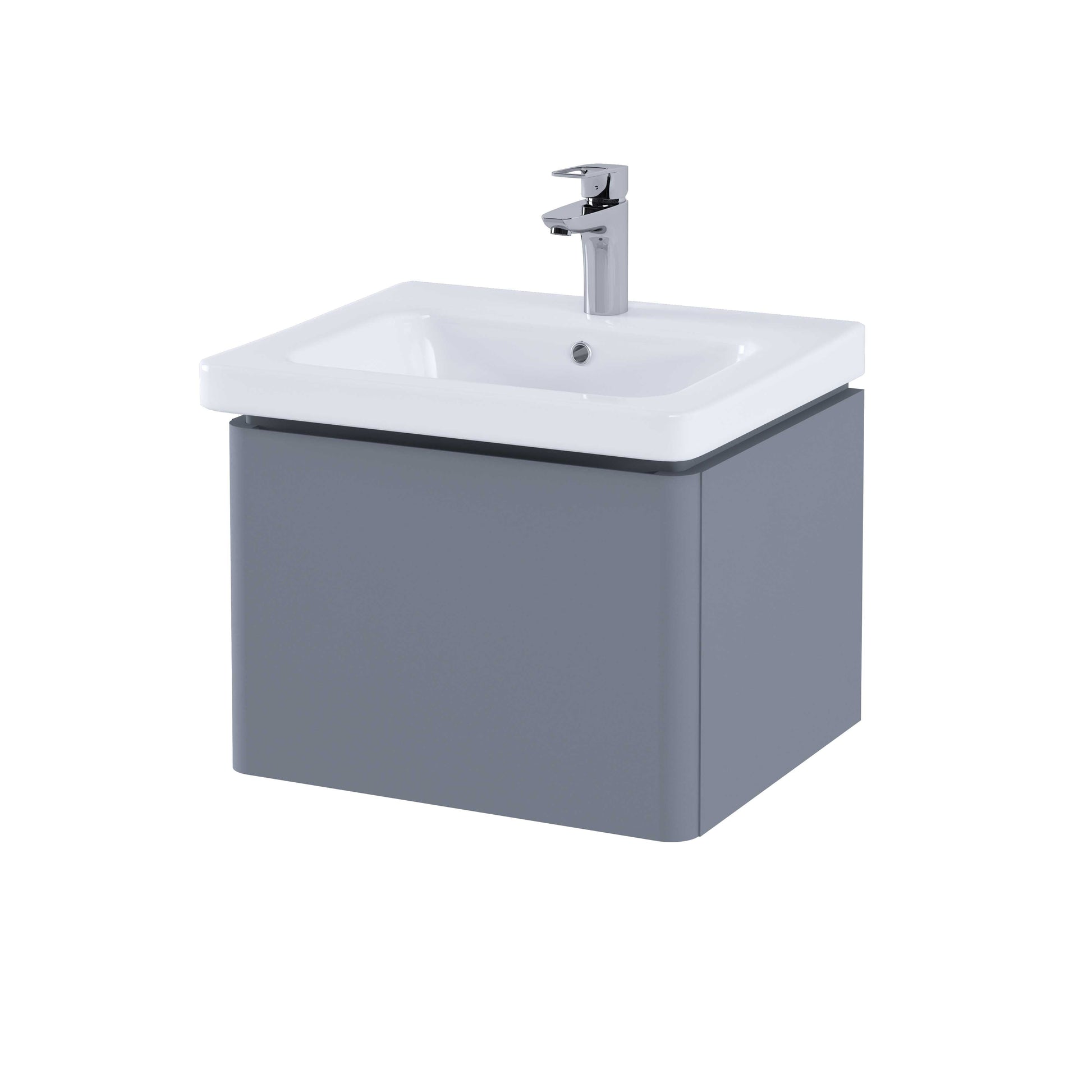 RAK Resort 500 Single Draw Basin Unit in Matt