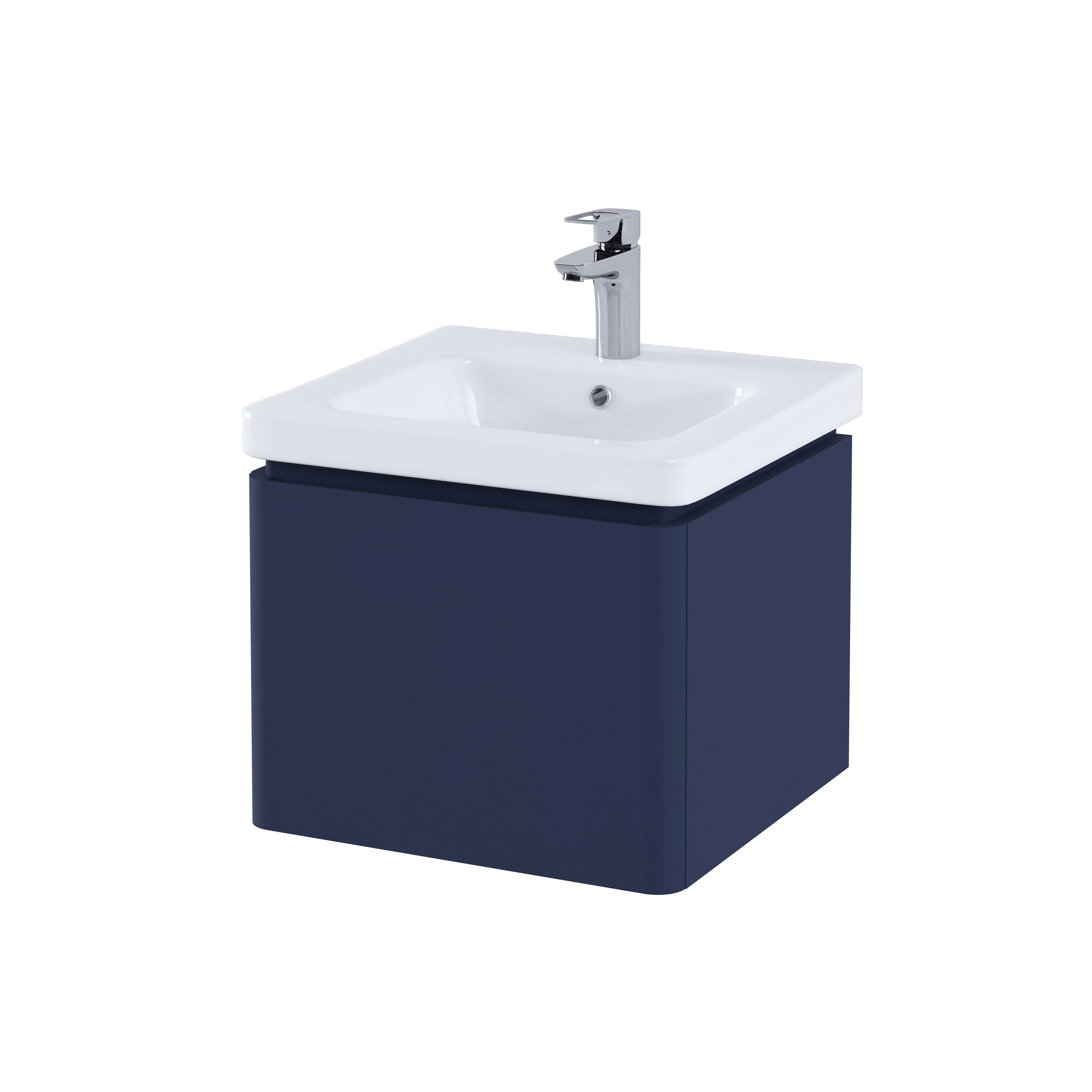 RAK Resort 550 Single Draw Basin Unit in Matt