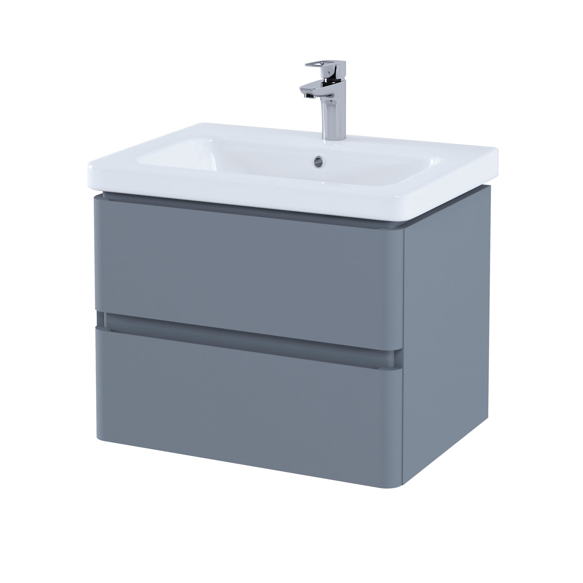 RAK Resort 650 Double Draw Basin Unit in Matt