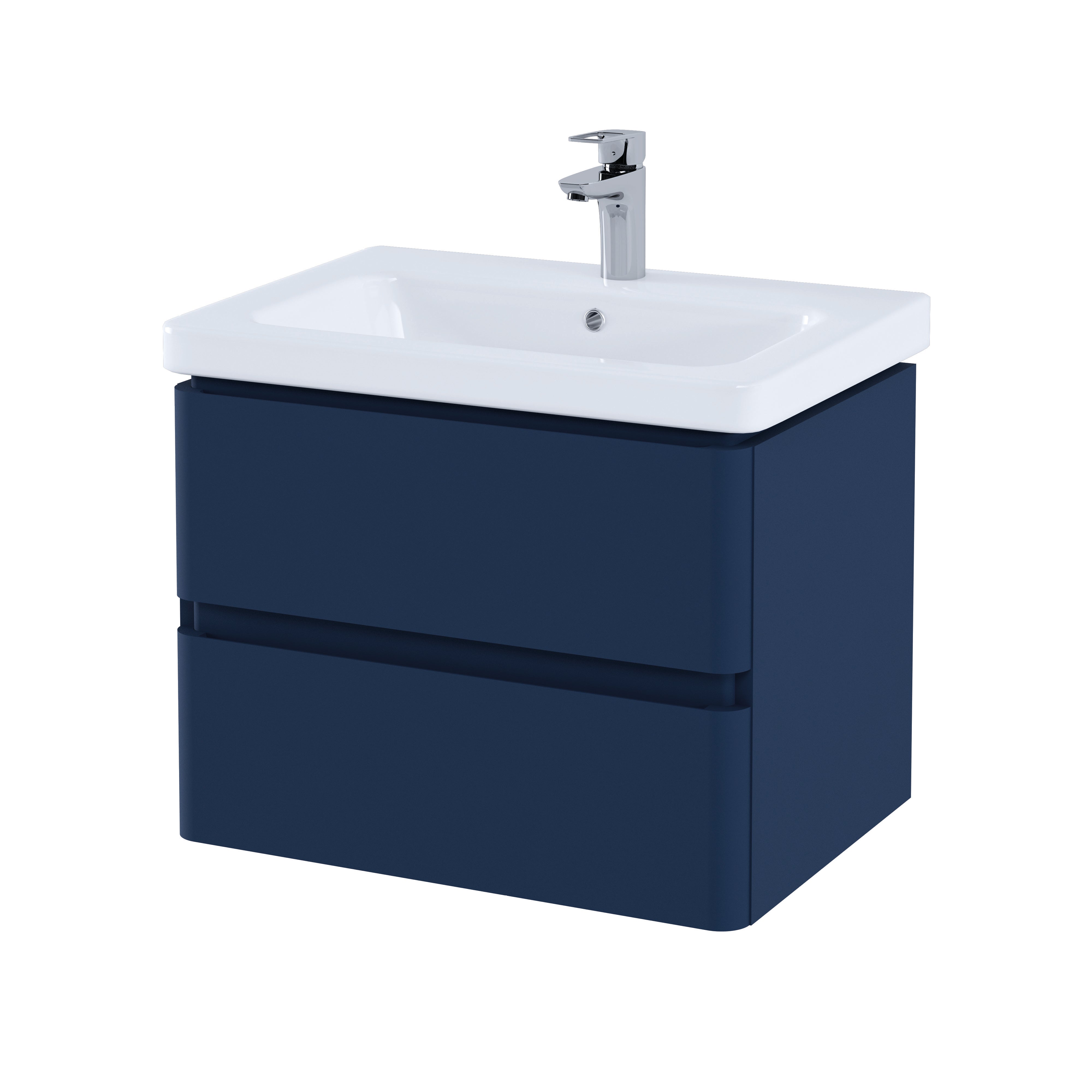 RAK Resort 650 Double Draw Basin Unit in Matt