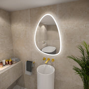 RAK TearDrop Illuminated Mirror, 60x84cm