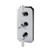 RAK Washington Triple Outlet Thermostatic Concealed shower valve