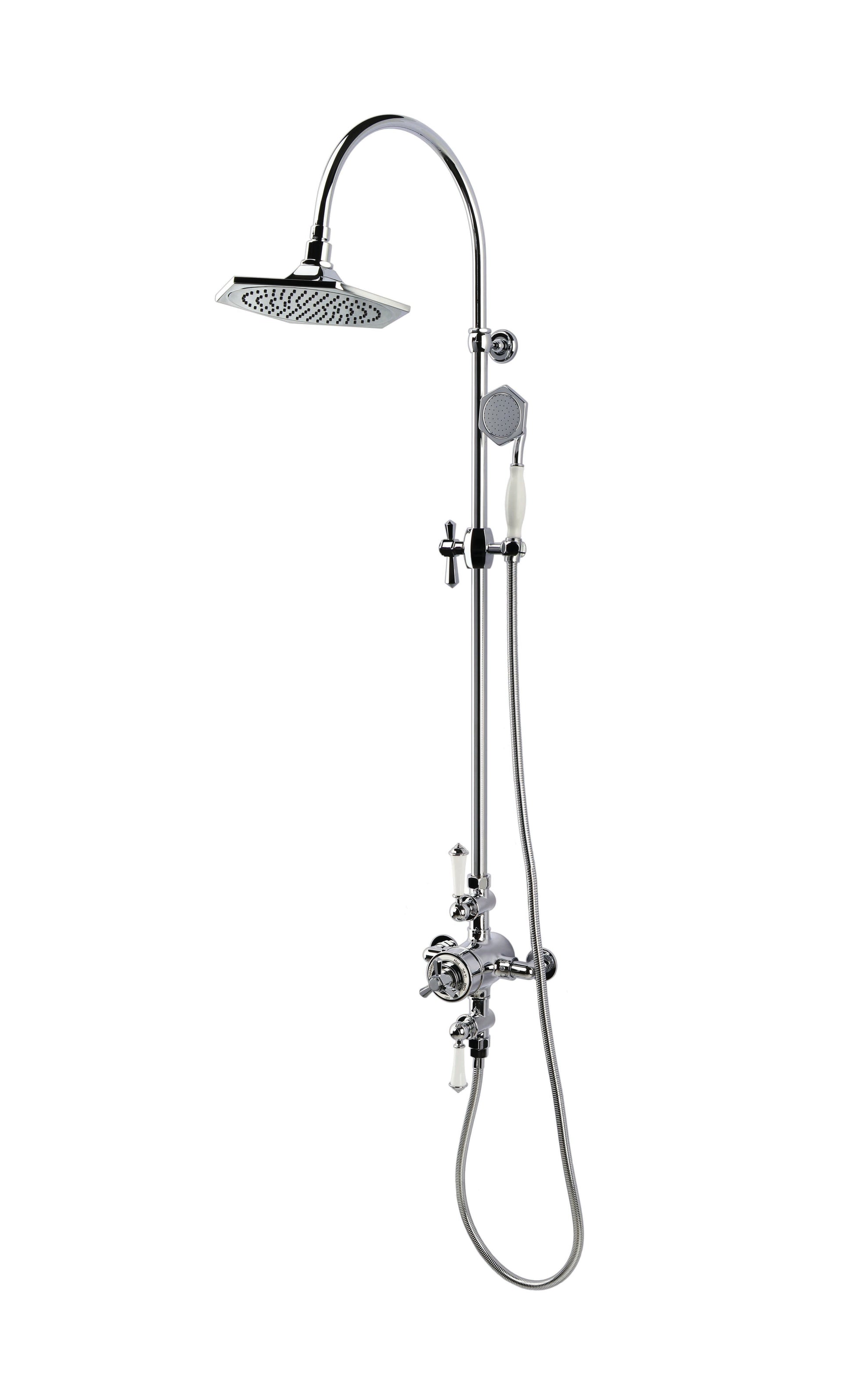 RAK Washington Exposed Thermostatic Shower Column with