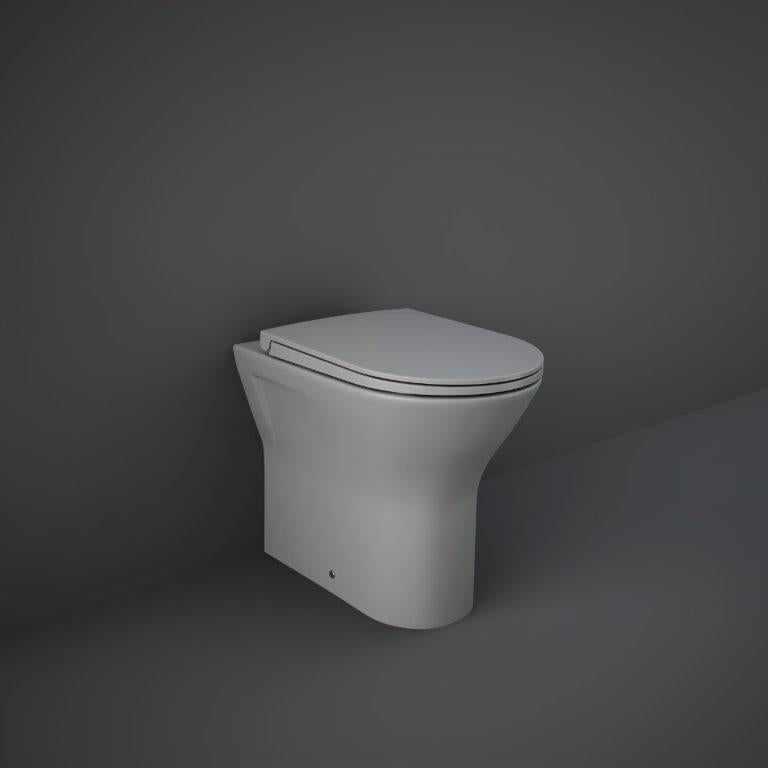 RAK Feeling Rimless Back to Wall Pan in Matt
