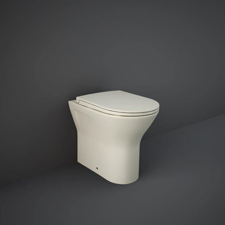 RAK Feeling Rimless Back to Wall Pan in Matt