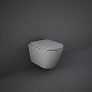 RAK Feeling Rimless Wall Hung Pan in Matt