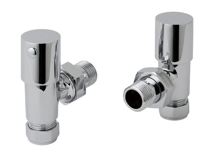 RADIATOR VALVE ANGLE WITHOUT PIPE AND FLANGE