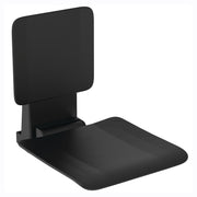 Concept Freedom luxury folding shower seat, 65cm projection - Black
