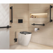 Concept Freedom back-to-wall WC Ambulant pack with black rails