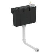 Conceala 3 high level cistern, side inlet, pneumatic button operated, single flush